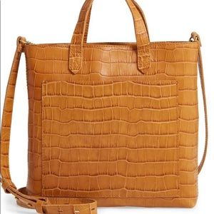 Madewell Medium Leather Transport Bag